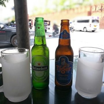 Beer at Tha Phae Gate